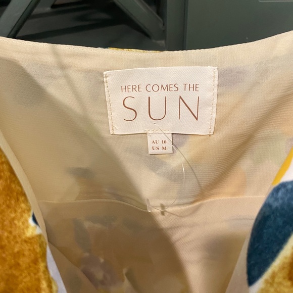 Floral Summer Dress with Silt and Cutout Detail M - Picture 3 of 4